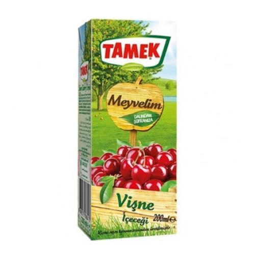 Tamek Meyvelim Vişne Meyveli İçecek 200 Ml