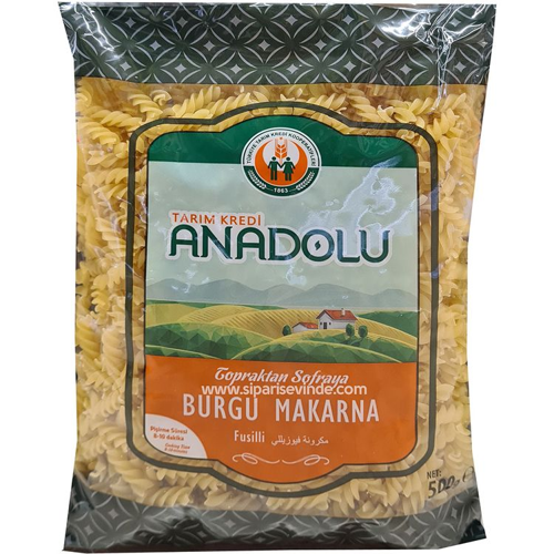 Tarım Kredi Anadolu Burgu Makarna 500 Gr