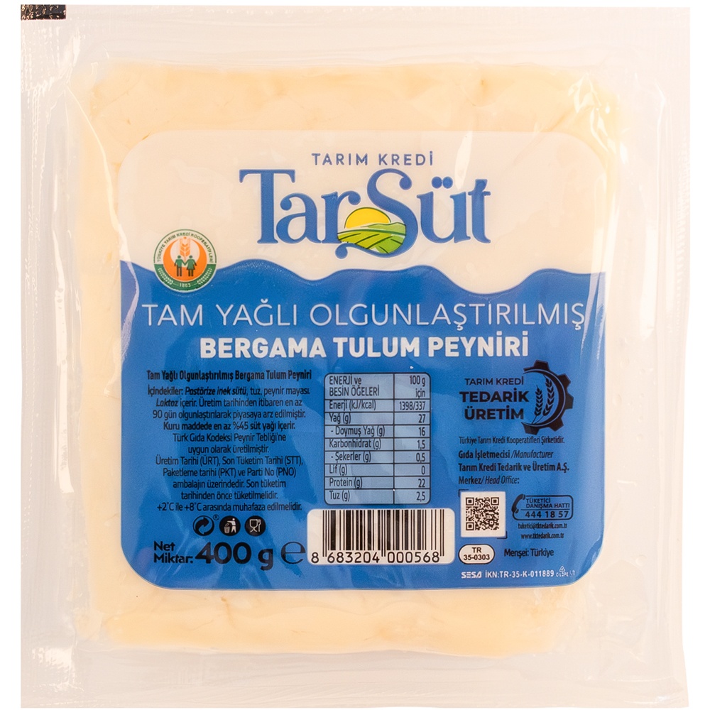 Tarsüt Bergama Tulum Peyniri 400 Gr