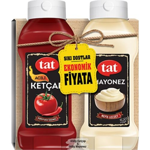 Tat Sıkı Dost.ketçap 650gr&mayonez 560gr