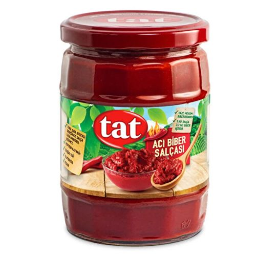 Tat Acı Biber Salça Cam 550 Gr
