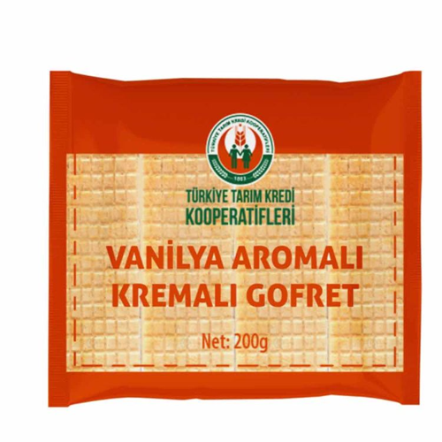 Tk gofret Vanilya Aromalı 200 Gr