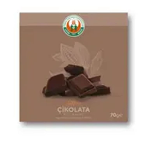 Tk Kare Çikolata Bitter 70 G