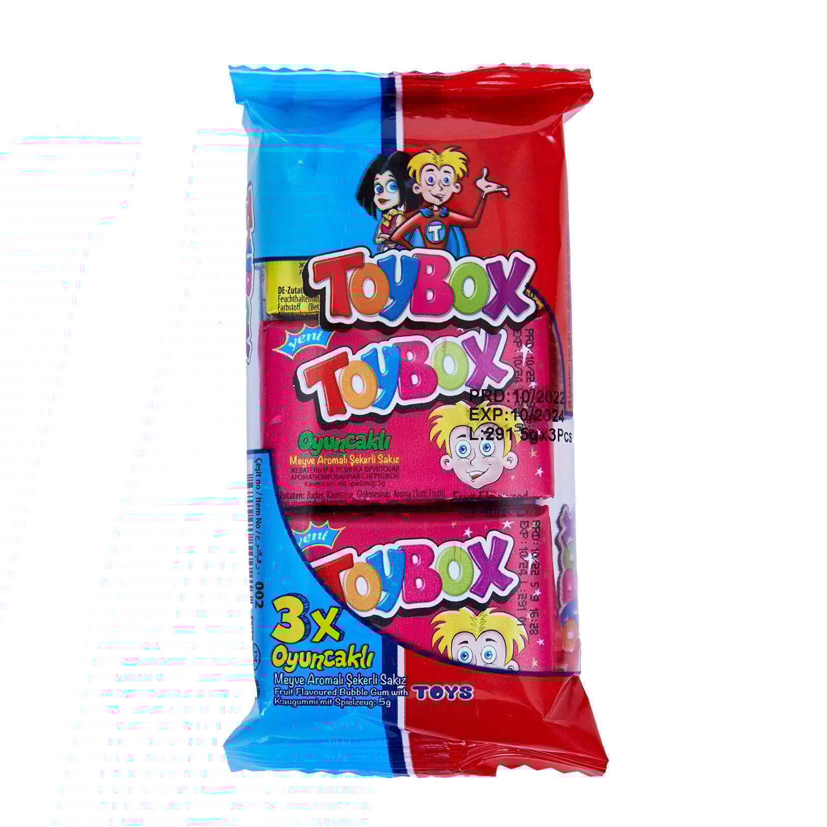 Toybox Oyuncaklı Sakız 3 Adet 15 Gr