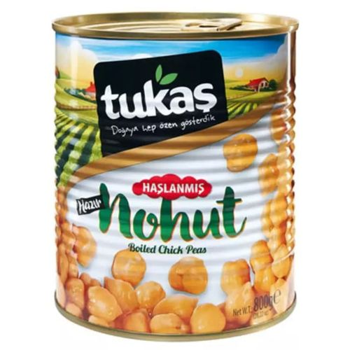 Tukaş Haşlanmış Nohut 800 Gr