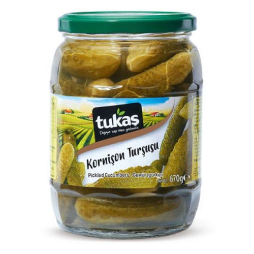 Tukaş Turşu Kornişon Alman Tipi 670 GR