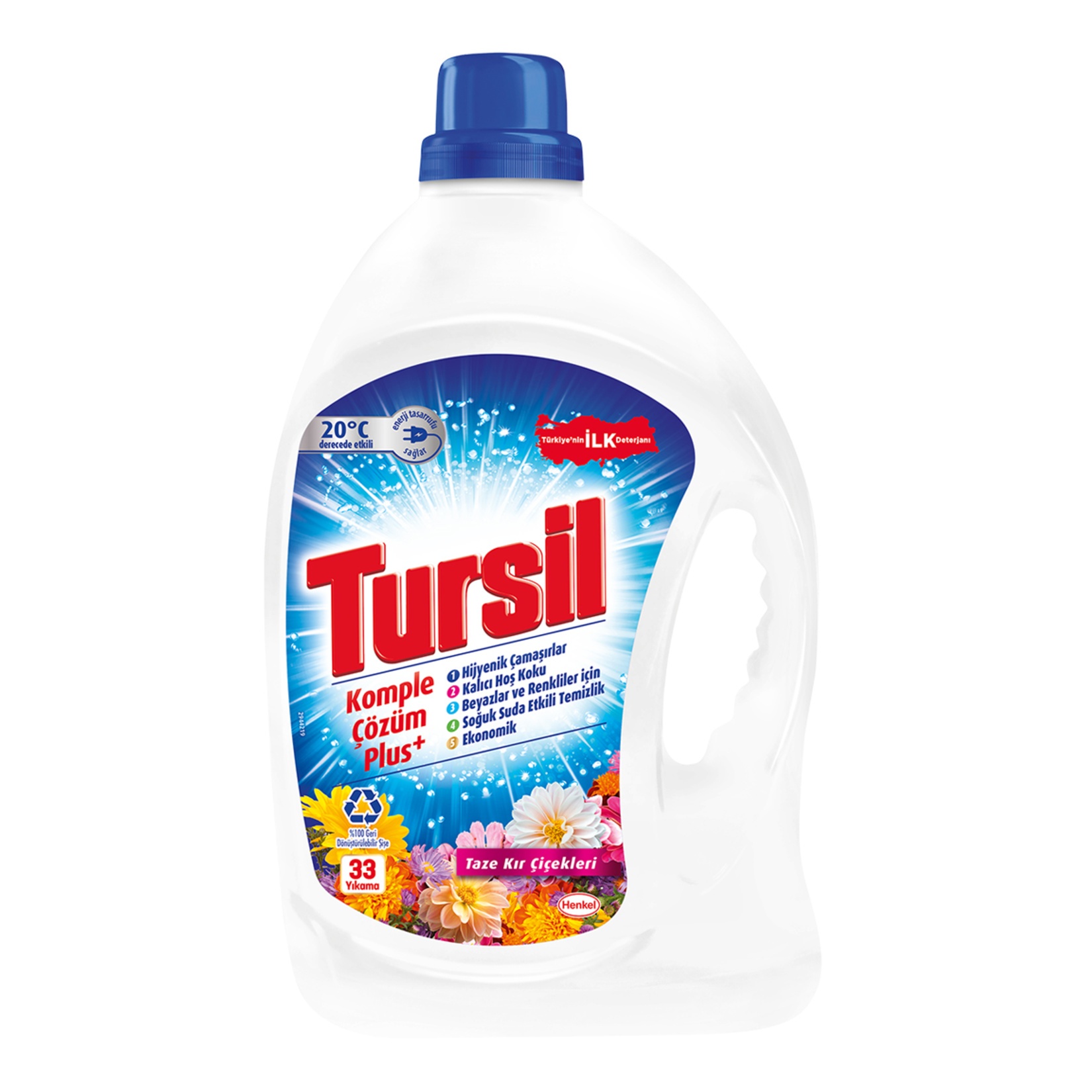 Tursil Jel Yoğun Ferahlık 33 Yıkama 2.145 Lt