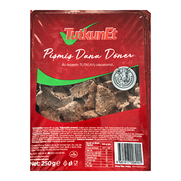 Tutkun Dana Döner 250 Gr
