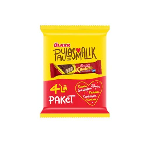 Ülker Çikolatalı Gofret 4lü Paket 144 Gr