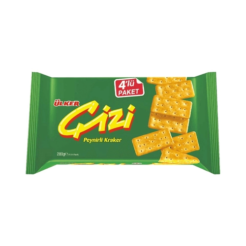 Ülker Çizi Peynirli Kraker 4x70 Gr