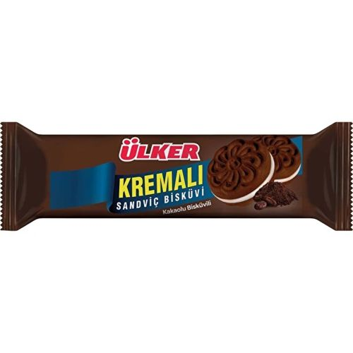 Ülker Rondo Bisküvi Kakaolu Kremalı 8x61 Gr