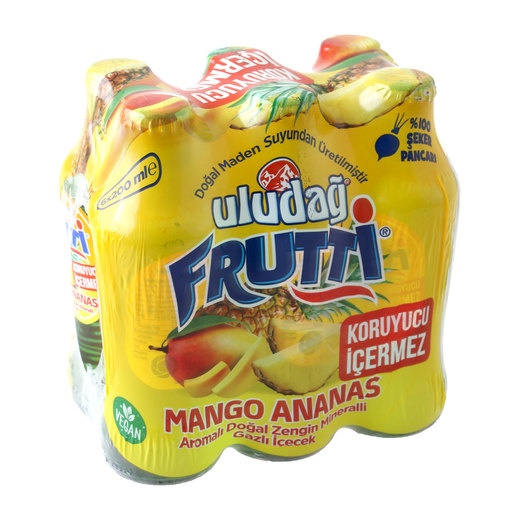 Uludağ Frutti Mango Ananas 6x200 Ml