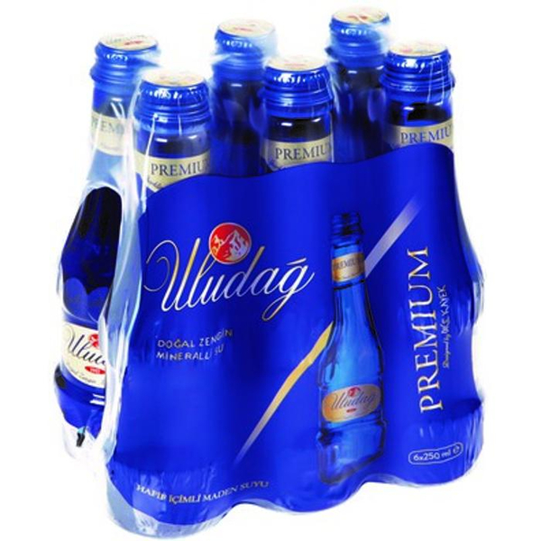 Uludağ Premium Maden Suyu 6x250 Ml