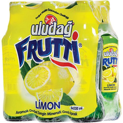 Uludağ Frutti Limon 6x200 Ml