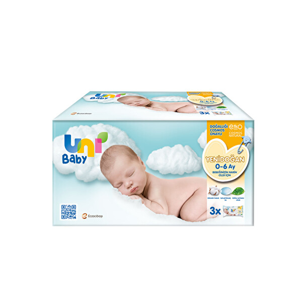 Uni Baby Yenidoğan Islak Mendil 120 Adet