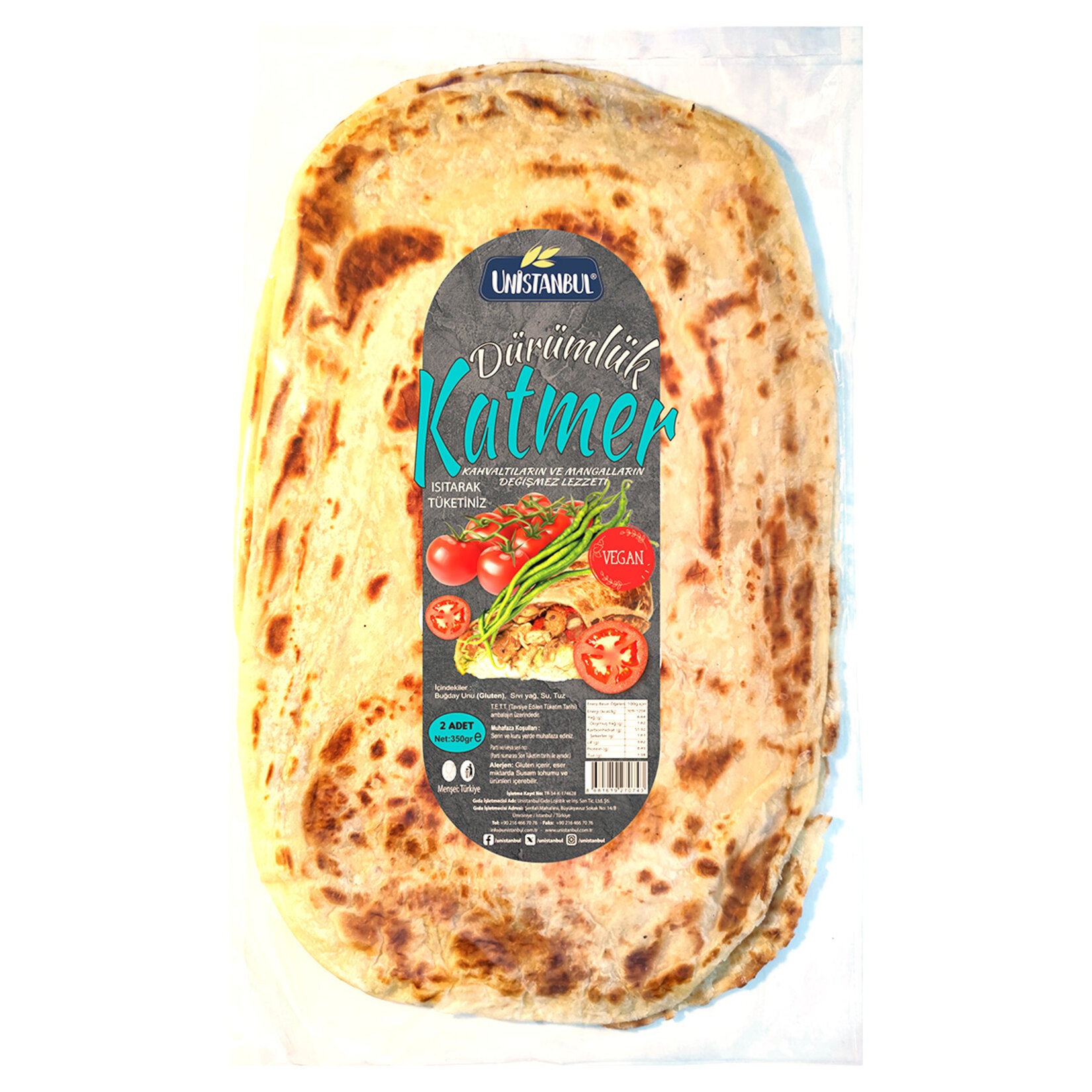 Unistanbul Dürümlük Katmer 2'li 350 Gr