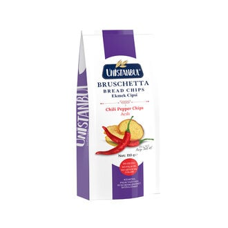 Unistanbul Bruschetta Bol Acılı Ekmek Cipsi 110 Gr