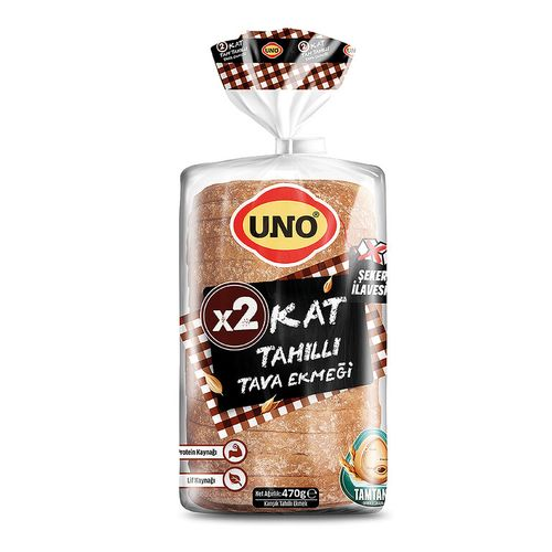 Uno 2 Kat Tahıllı Tava Ekmeği 470 Gr
