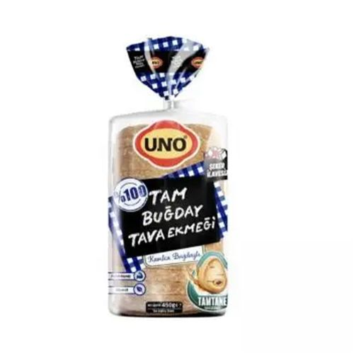 Uno Ekmek Tam Buğday Unlu Tava 450 GR
