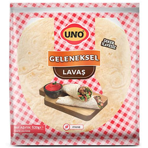 Uno Geleneksel Lavaş 25 Cm 390 Gr