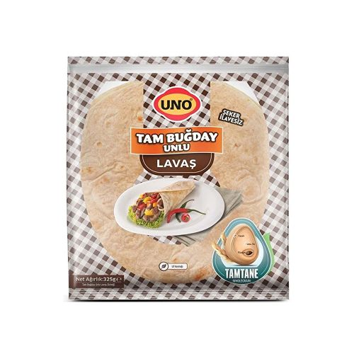 Uno Tam Buğday Lavaş 325 Gr