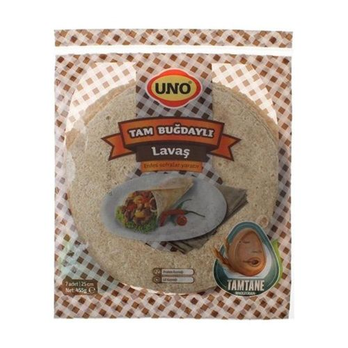 Uno Tam Buğdaylı Lavaş 25 Cm 455 Gr
