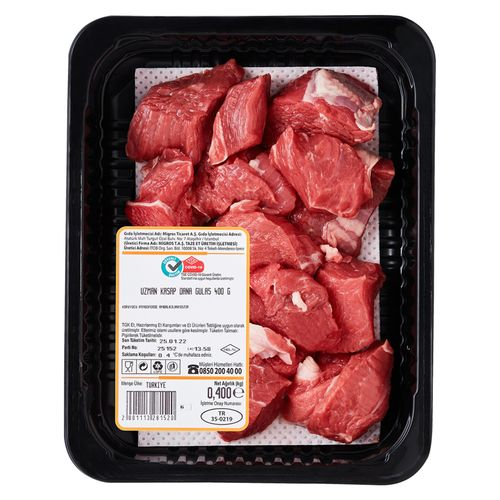Uzman Kasap Dana Gulaş 400 Gr