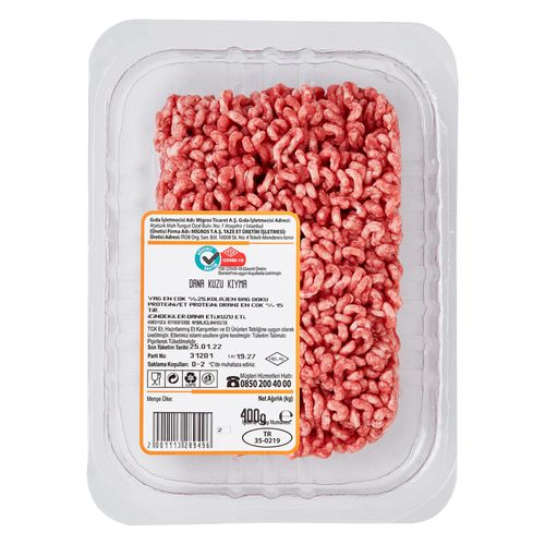 Uzman Kasap Dana Kuzu Kıyma 400 Gr