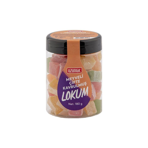 Uzungil Meyve Aromalı Çifte Kavrulmuş Lokum 180 Gr