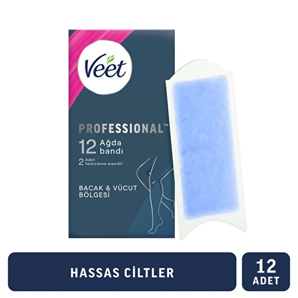Veet Pro Ağda Bant Hassas 12 Adet