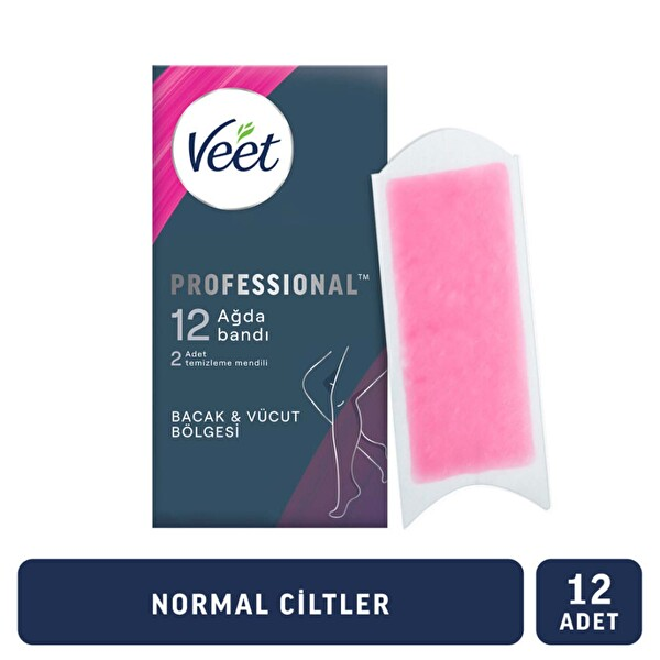 Veet Pro Ağda Bant Normal 12 Adet
