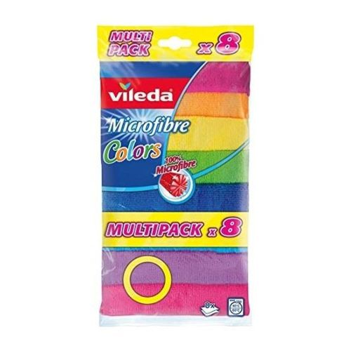 Vileda %100 Mikrofiber Colors Temizlik Bezi 8 Adet