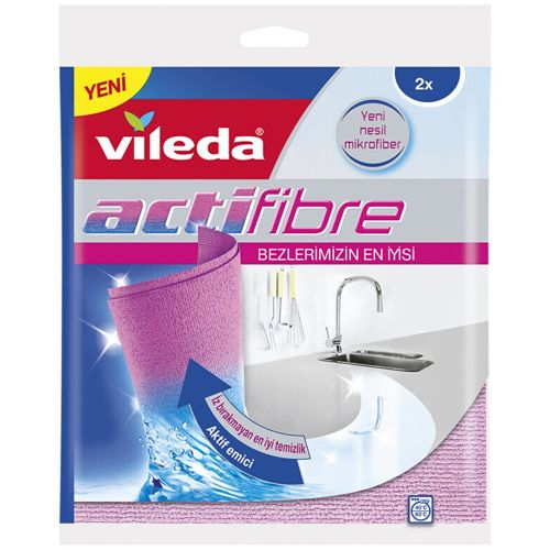 Vileda Actifibre Mikrofiber Temizlik Bezi 2 Adet