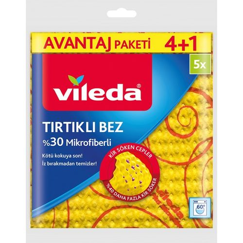 Vileda Tırtıklı Kopar Kullan At Rulo Bez Perfore 4 Adet
