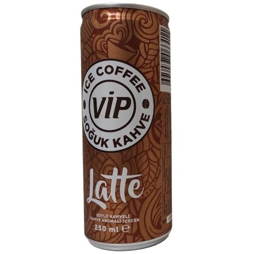 Vip Soğuk Kahve Latte Teneke Kutu 250 Ml