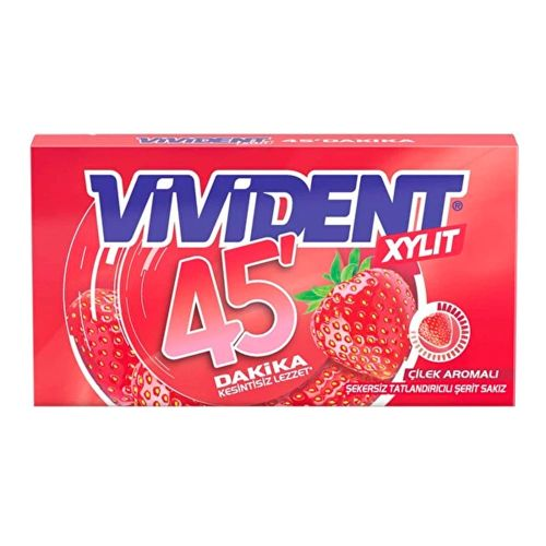 Vıvıdent 45 Dakika Cüzdan Çilek 26 Gr