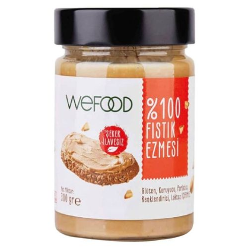 Wefood Fıstık Ezmesi %100 Sade 300 Gr