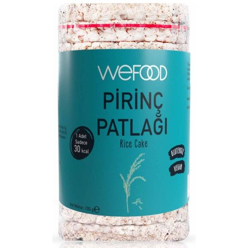 Wefood Glutensiz Pirinç Patlağı 100 Gr