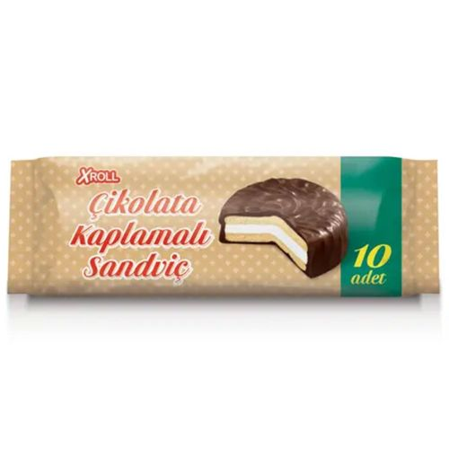 Xroll Bisküvi Kakaolu Kremalı 10 x 30 GR