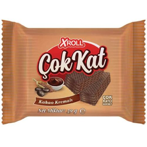 Xroll Gofret Kakaolu Çok Kat 39 Gr