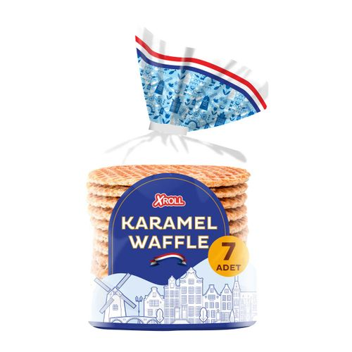 Xroll Gofret Karamelli Waffle, 252 GR