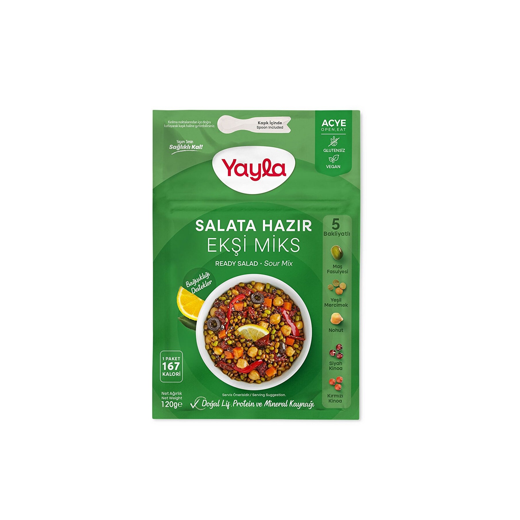 Yayla Salata Hazır Ekşi Mix 120 Gr