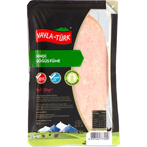 Yayla Türk Dilimli Göğüs Füme 120 Gr