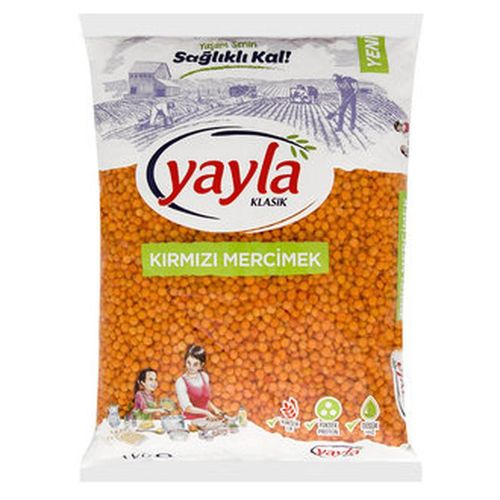 Yayla Mercimek Kırmızı Yaprak, 1 KG