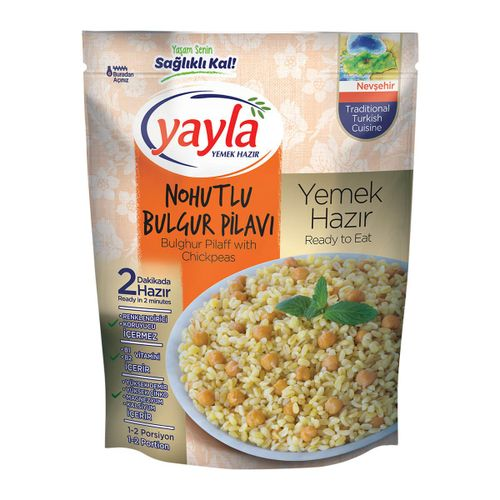 Yayla Yemek Hazır Nohutlu Bulgur Pilavı 250 Gr