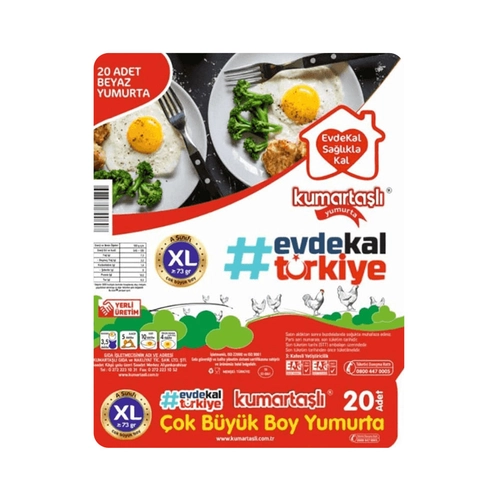 Yeniköy Çiftliği Yumurta XL 73 Gr 20 Adet