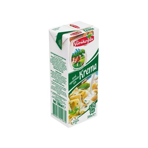 Yörükoğlu Krema Az Yağlı 200 Ml