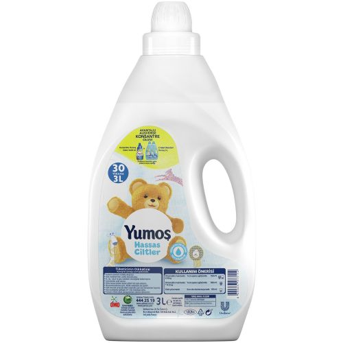 Yumoş Hassas Ciltler 3 Lt