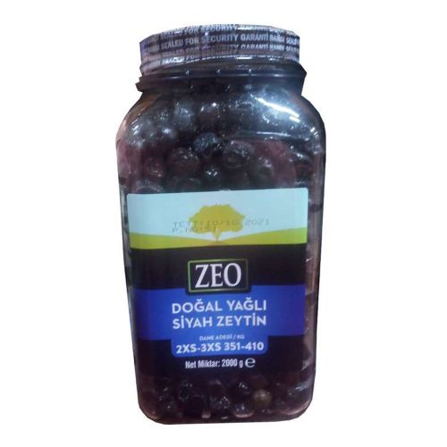 Zeo Siyah Salamura Zeytin 6000 GR
