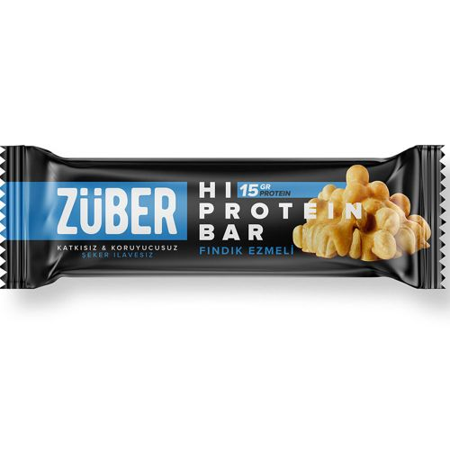 Züber Fındıklı Hi Protein Bar 45 Gr